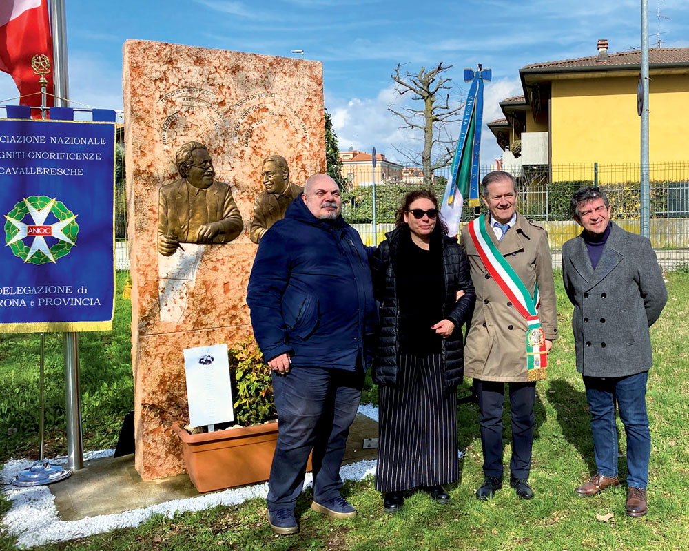 Commemorazione al monumento presso il Parco Borsellino