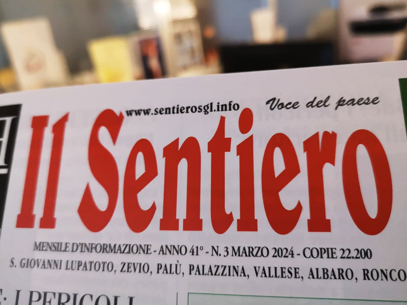 Il Sentiero mensile di San Giovanni Lupatoto, Zevio, Palù, Palazzina, Vallese, Albaro, Ronco all'Adige