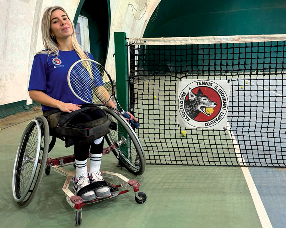 Tennis San Giovanni Lupatoto, Silvia Venturi prima atleta wheelchair