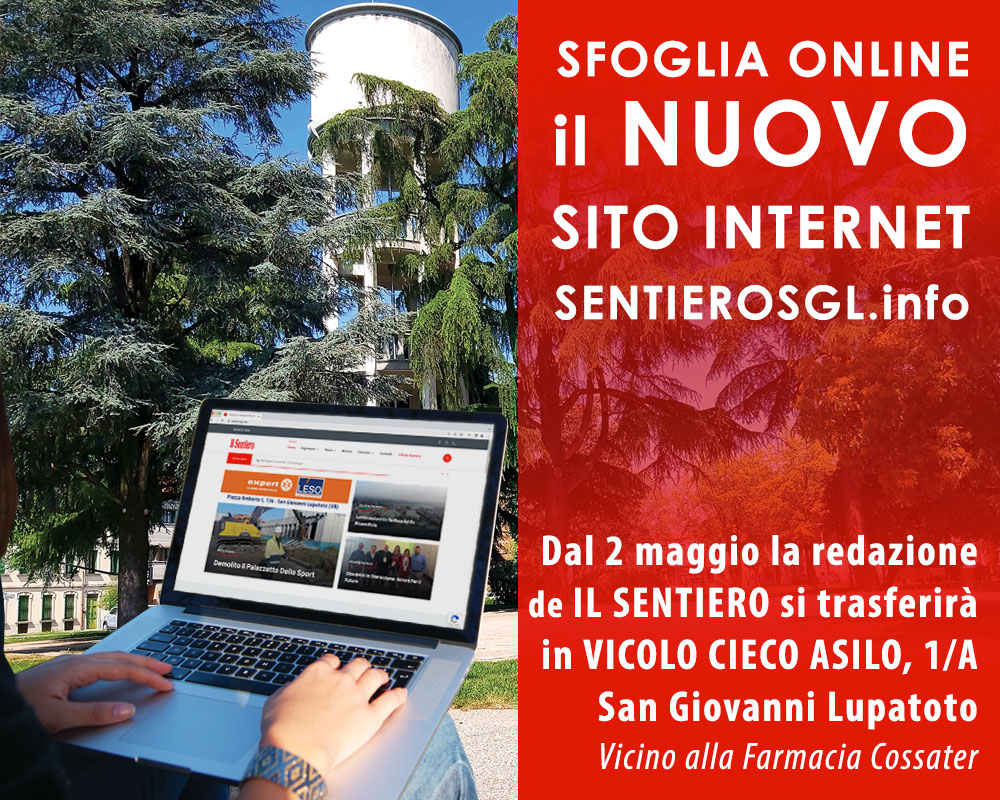 “Il Sentiero” presenta il nuovo sito internet e nuova redazione in Vicolo Cieco Asilo, 1/A a San Giovanni Lupatoto