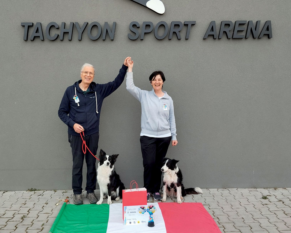 Luigi Sperati Ruffoni e Marina Ruffo al Tachyon Sport Arena di Praga